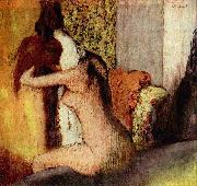 Edgar Degas After the Bath painting